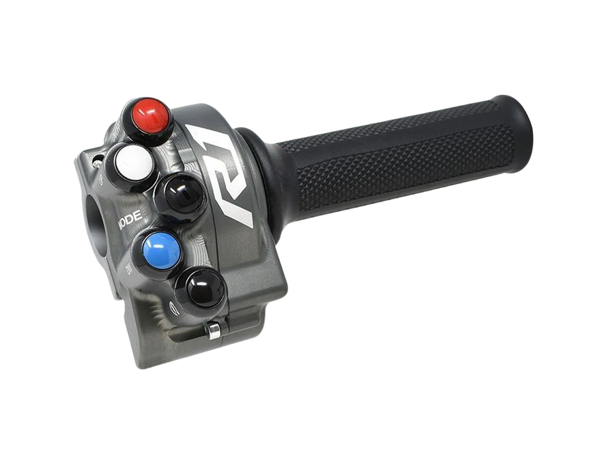 Cocotte de Tirage Rapide avec Commodo intégré JETPRIME Titane - Yamaha R1 - Image 1